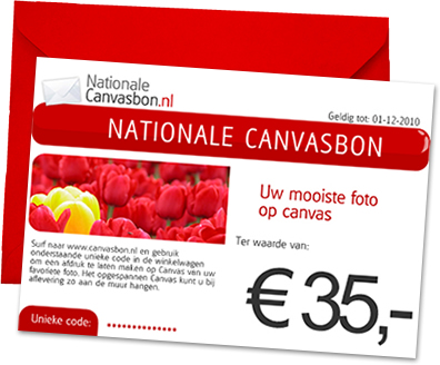 Foto op Canvas Cadeau