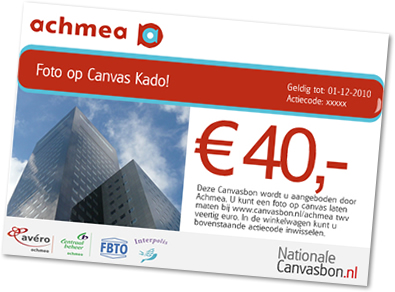 Gepersonaliseerde Zakelijke Cadeaubon